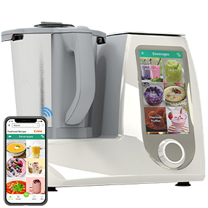 QANA Factory Wholesale OEM Wifi App Cook LCD soup maker blender multifunctional food processor cooking machine kitchen robot